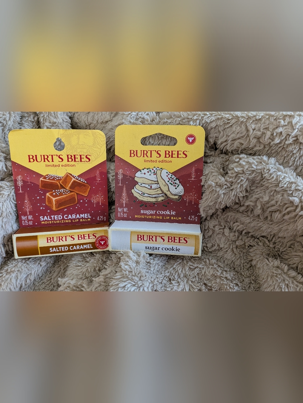 Limited Edition- Burt Bee's- Salted Carmel and Sugar Cookie